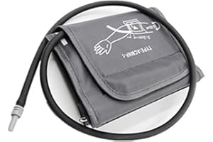 MODONGHUA Sfigmomanometro elettrico polsino grande per monitoraggio della pressione sanguigna, pressione sanguigna di ricambio, polsino del braccio, accessorio per macchina della pressione sanguigna