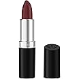 Rimmel Lasting Finish Lipstick 380 Plum Pillow, Creamy Satin Finish, Long Lasting 8 HR Wear, Comfortable Formula, Rich Pigment