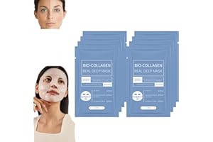 THESOSY Biodance Bio Collagen Face Mask Overnight, Korean Biodance Bio Collagen Real Deep Mask Overnight, Biodance Bio-Collagen Deep Hydrating Overnight Mask, Biodance collagen sleeping mask (8PC)
