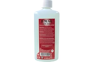 Emag Concentré de nettoyage EM-404 - Élimine les graisses, les empreintes digitales, le flux, la résine, les huiles et la pâte à souder non utilisée - Convient pour verre, plastique et métal - 500 ml