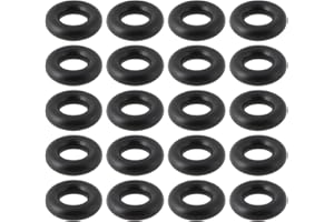 Briny River Lot de 20 pneus noirs de 15 mm à reproduction lisse compatibles avec les voitures moulées sous pression Dinky modèles antérieurs à 1960