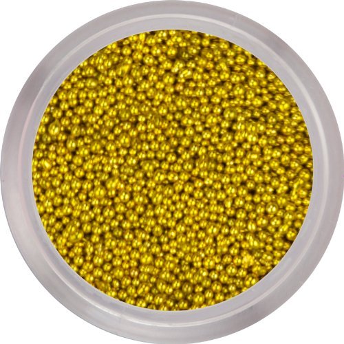 nail perfection GOLD METAL MICRO BEADS for nail art