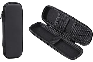 NiCoLa Etui podróżne na elektryczną szczoteczkę do zębów, przenośna elektryczna szczoteczka do zębów, etui podróżne na elektryczną szczoteczkę do zębów, twarda obudowa na podróż i wakacje, Czarny, Kosmetyczka