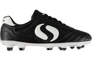 Sondico Mens Strike Soft Ground Football Boots Lace Up Studs Tonal Stitching
