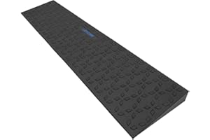 ‎LIEKUMM LIEKUMM Gummi Türschwellenrampe 3,5 cm Höhe, rutschfeste Rollstuhlrampe mit Polarstern-Muster, 650 kg Tragkraft Rollstuhlrampe für Türöffnungen, Stufen, Bordsteine, Scooter, Kinderwagen, Motorrad