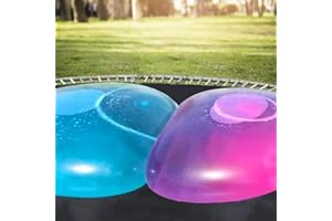SevenMye 120CM Large Bubble Ball Magic Bubble Balls Transparent Bounce Balloon Inflatable Water Ball Beach Garden Ball Soft Rubber Ball Outdoor Party