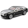 MTG Metro Toys & Gift Metro Toys & Gift | 1:24 Scale | Rolls Royce Spectre Alloy Car Model Light & Sound Effect Die-cast Car Toys for Boys Birthday Gift Kids Toys Car for Collection -Silver+Black