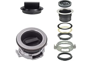 PEIDOG 2 Set Garbage Disposal Stopper and Garbage Disposal Sink Flange Kit for Waste King,Garbage Disposal Drain Assembly Kit,Rubber Flange and Drain Lock Nut for Waste King (114mm)