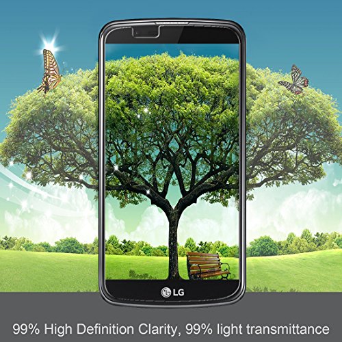  2 Pack  LG K10 Protector de Pantalla  iVoler  0 3mm Dureza 9H  Protector de Pantalla de Vidrio Templado Cristal Protector para LG K10 -Dureza de Grado 9H  Espesor 0 30 mm  2 5D Round Edge- Ultra-trasparente   Anti-golpe   Ajuste Perfecto   No hay Burbujas - Garant  a Incondicional de 18 Meses