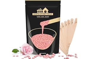 Lifestance Hard Wax 450g Wosk Koraliki, Koraliki, Brazilian Bikini Wax z 10 aplikatory, Zielona Wosk do twarzy, ciała, nogi, pearl paciorki dla Wax Warmer