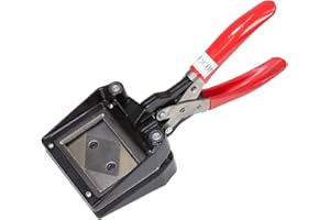 NOMIS Passbildstanze 40mm x 60mm mit 90° Ecken/Stanzzange Fotostanze Photo cutter