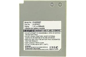 Amsahr Digital Replacement Camera and Camcorder Battery for Samsung IA-BP85ST, SC-MX10P