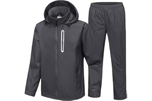 SPEEDRUN Traje Impermeable Hombre Reflectante Chubasquero Impermeable Jacket Chubasquero Moto Poncho Impermeable Rain Suit Man Bicicleta Senderismo Shubasquero Sport Outdoor