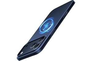 TORRAS Ultra Dünn für iPhone 17 Pro Hülle für MagSafe [Nr. 1 Magnetkraft] Handyhülle iPhone 17 Pro Case Stoßfest Kratzfest (Samtiger Griff & Elegantes Aussehen) Slim iPhone Hülle Blau