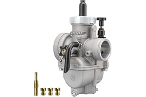 ‎NIBBI NIBBI Vergaser PE24mm, passt Motorrad Motoren, drei Hauptstrahl und ein langsamer Jet,Mit Carb Jets Fit 125cc-150cc Motorrad Motor für 2/4 Takt ATV Dirt Bike Mini Bike 4 Wheeler Go Kart