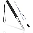 Vicloon Teachers Pointer, Telescopic Pointer Stick, Hand Pointer Extendable Retractable Pointer Teacher Pointer Stick with Lanyard for Presentations Teaching, Lecture,Office