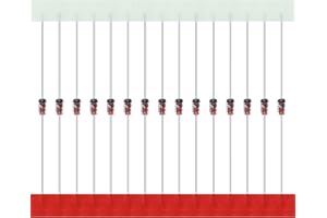 AUKENIEN 1N914 Fast Switching Diodes 200mA 100V DO-35 Axial 0.2 Amp 100 Volt Small Signal Switch Diode High-Speed (Pack of 100 Pieces)