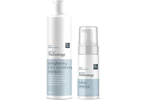 Stemgro Trichology Hair Loss Treatment for Men Kit - 2-in-1 Hair Growth Shampoo & Conditioner 300ml and Follicle Defence Foam 100ml - 97% Natural Clinically Proven Hair Regrowth Treatment with Biotin