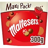 Maltesers Snack in Milk Chocolate Coated Malted Milk Pellets, 300g | Crispy milk chocolate malt balls -- favorite snack to sh