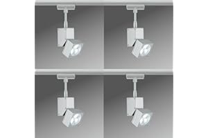 ‎MILI-LEUCHTEN 4er Set URail Spot Paulmann 950.36 Schienensystem LEDmanz1 3W Chrom matt warmweiß entspricht: 30W