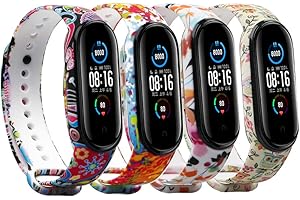 Baaletc Compatibile per Xiaomi Mi Band 5 Cinturino,Cinturini Classiche Braccialetti Regolabili Compatibile per Xiaomi Mi Band 5 per Donne Uomini (Nessun Tracker)