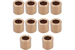 Othmro Boccole per cuscinetti autolubrificanti Oill in polvere-metallurgico stagno bronzo 10mm foro x 16mm OD x 15mm lunghezza 10PCS