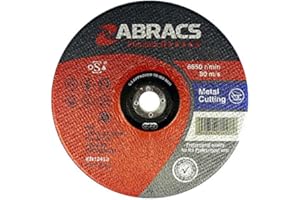 CLARIK Abracs Proflex Metal Cutting Discs Dpc 115Mm 41/2" x 3mm x 22mm Qty 25