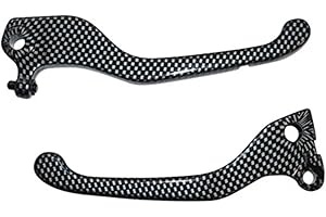 LEVIER DE FREIN SCOOT REPLAY POUR MBK 50 BOOSTER ROCKET 1995>1999 CARBONE (PAIRE)