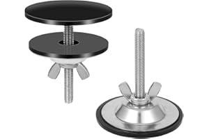 SAVITA 2szt. Zaslepki Otworu Zlewu Kuchennego, 5cm Czarny Matowy Zaslepka Otworu Zlewu Stal Nierdzewna Zaslepka Otworu na Kran Czarna Zaslepka Otworu Zatyczka do Kranu Zlewu