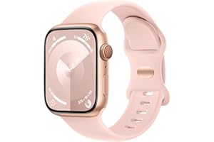 Charlam Kompatibel mit Apple Watch Armband 38mm 40mm 42mm 44mm 41mm 45mm 49mm für Damen Männer, Sport Silikon Ersatz Armbänder Kompatibel mit iWatch Armband SE Series 9 8 7 6 5 4 3 2 1 Ultra