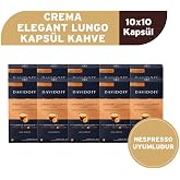 Davidoff Crema Elegant Lungo Kaps&uuml;l Kahve 10X10 Adet - Nespesso Uyumludur