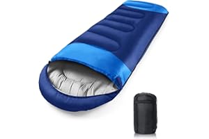 KEMRAES Sleeping Bag for Camping - Ultralight 4 Season Single Person Warm Lightweight Sleeping Bag for Camping Lightweight Waterproof Indoor & Outdoor for Kids Teenagers Adults Hiking Backpacking Camping
