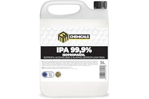 ‎MRM CHEMICALS MRM Chemicals - Isopropanol 99,9% IPA 1 x 5L – Isopropylalkohol Reinigungsalkohol für Elektronik, Glas, Auto & Werkstatt – Klebereste Entferner, fettlösend & rückstandsfrei