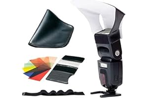 LumiQuest Photography Starter Kit, Pocket Bouncer Light Diffuser with UltraStrap & FXtra Colored Gel Kit