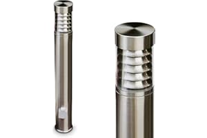 HOFSTEIN Lampadaire extérieur Dakar avec deux prises électriques - Borne lumineuse de jardin pour l'éclairage des chemins