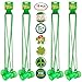Produktbild Howaf st. Patrick's Day Halskette mit Schnapsglas (12 Stück) und st. Patrick's Day Button Abzeichen (6 Stück), für Kinder Frauen Mann st. Patrick's Day kostüm deko Party Mitgebsel
