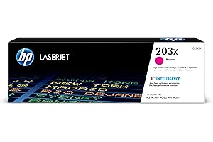 HP 203X CF543X Toner Magenta grande capacité Authentique pour HP Color LaserJet Pro M254 / M280 / M281, XL