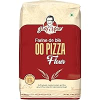 JOSEF MARC 00 Pizza Flour, 2 LBS (907g) - Unbleached & Medium Protein Flour, Morcote Pizza Flour Italian Type 00 Flour