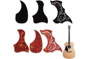 LSOJFE 6 Pcs Pickguard Schlagbrett Selbstklebende für Folkgitarre