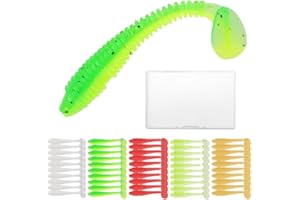 JEYORZY 50 señuelos artificiales para pesca en agua dulce y salada