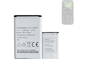 HIGHAKKU Batterie d'origine DBO-1000A pour Doro 2404, Doro 1370, Doro 5860, Doro 6040, Doro 6060, Doro 6820, Doro 6880