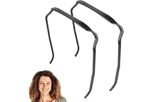 LPMXYW 2Pcs Square Headband,Large Headband For Thick Hair The Headband that Fits Like Sunglasses,Square Headband Like Sunglasses Curly Hair Plastic Hair Hoop Hairband,Sunglasses Headband Invisible Hair Hoop