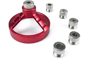 VOBOR Dima Per Fori A Tasca, Set Di Dispositivi Di Perforazione Verticale Per Centraggio Per Utensili Per La Lavorazione Del Legno Rosso 5/6//7/8/9/10 Mm