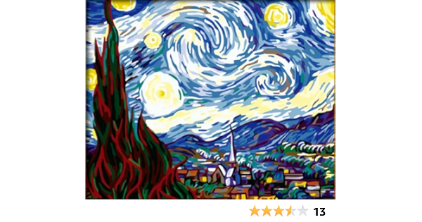 van go paint by numbers amazon