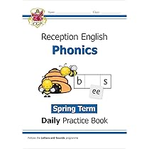 Reception Phonics Daily Practice Book: Spring Term (CGP Reception