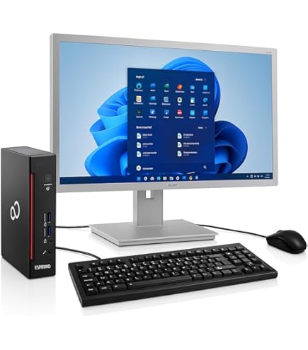 Fujitsu Esprimo Q958 Mini PC Computer Intel i5-8500T RAM 8GB SSD