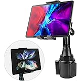 Lopnord Car Phone Holder Cup Holder for Tablet and Smartphone, Phone Car Mount Mobile Phone Mounts & Stands with Adjustable S