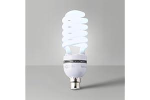 MiniSun | 30W BC B22 Energy Reducing Daylight CFL Spiral Bulb | Table Lamps, Home Décor & Improvement Essential