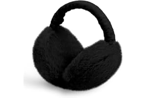 HAGOT Damskie nauszniki, zimowe ocieplacze na uszy, sztuczne futro, ciepłe, wiatroszczelne nauszniki dziewczęce, pluszowe nauszniki na zimną pogodę, dla kobiet, mężczyzn, dziewcząt