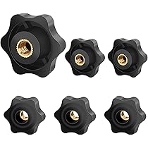 6 Viti Di Serraggio M8 Con Manopola A Stella - Per Portabagagli Auto E Attrezzature - Foto 12